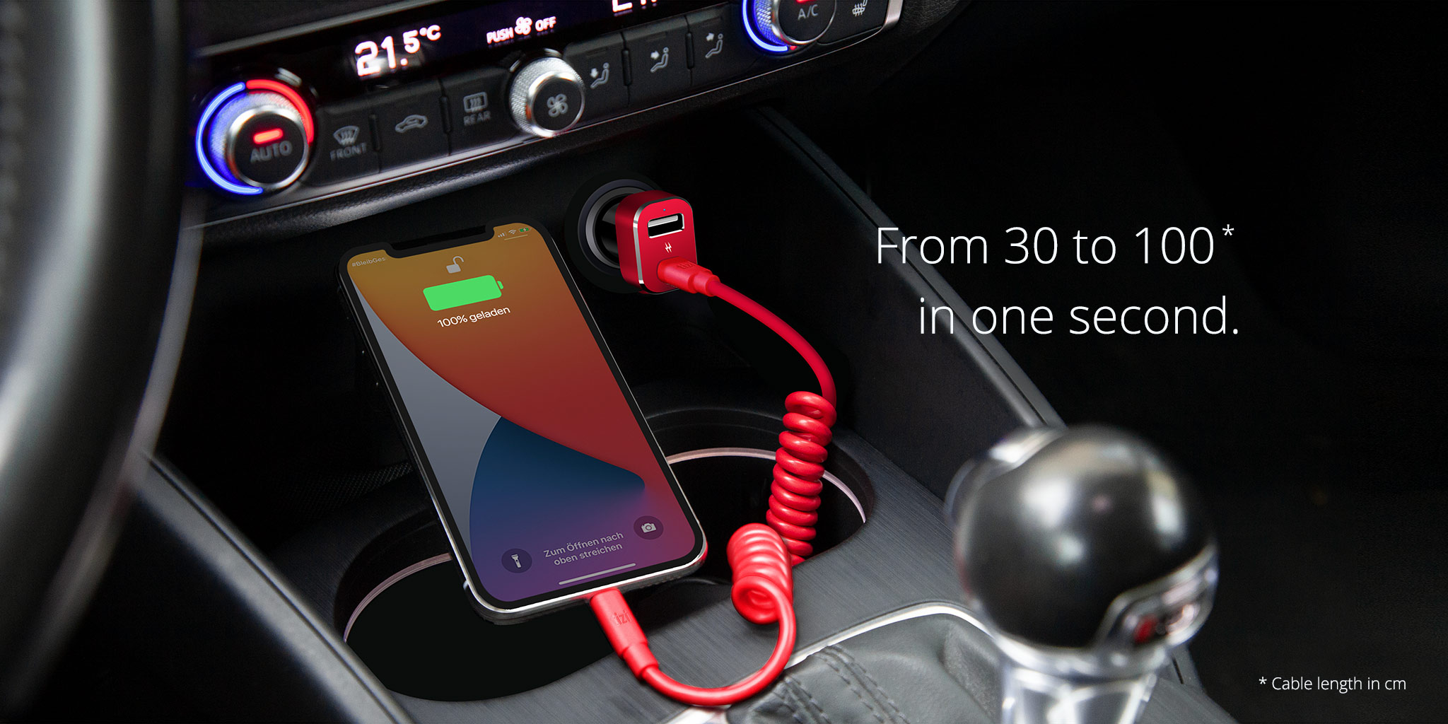 Lightning Spiralkabel Kabel, Apple Carplay Kabel & MFi